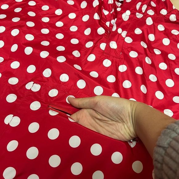 Disney Parks Rain Poncho Minnie OR Mickey Reflective Jacket Packable Coat - Picture 11 of 15